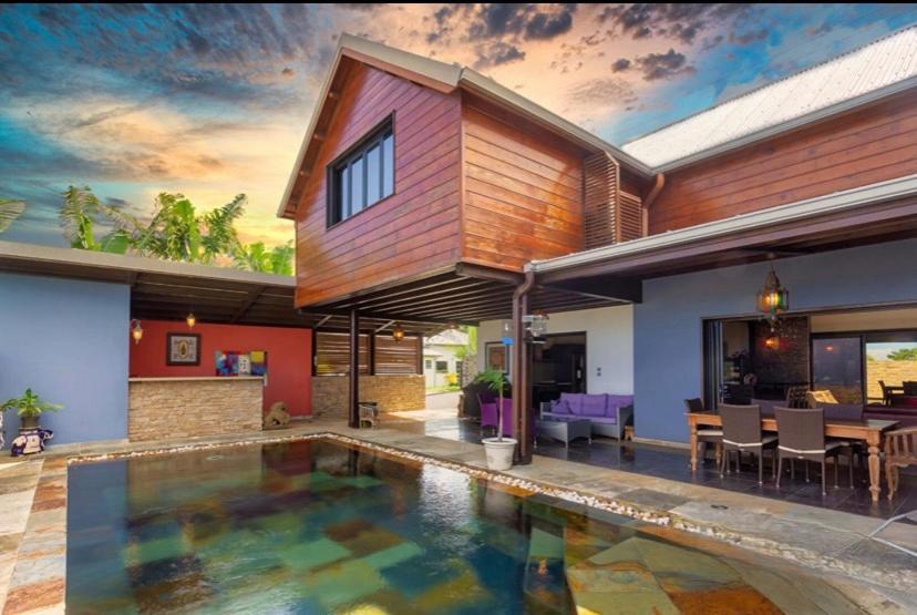Chambre "Bleu Ocean" Villa Hermes Saint Pierre Buitenkant foto