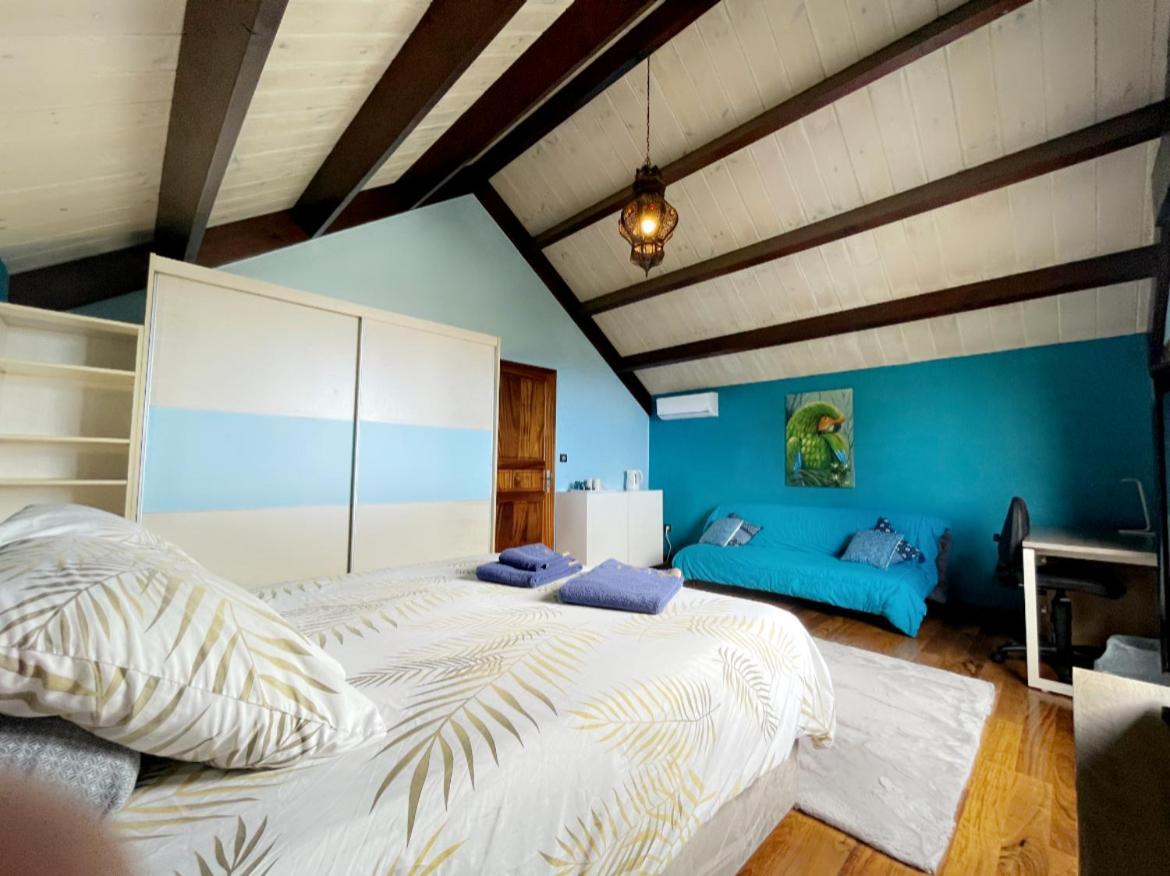 Chambre "Bleu Ocean" Villa Hermes Saint Pierre Buitenkant foto