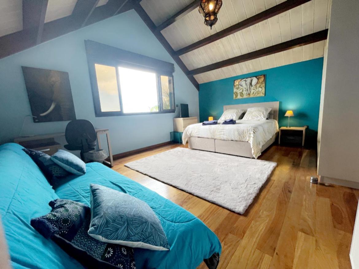 Chambre "Bleu Ocean" Villa Hermes Saint Pierre Buitenkant foto