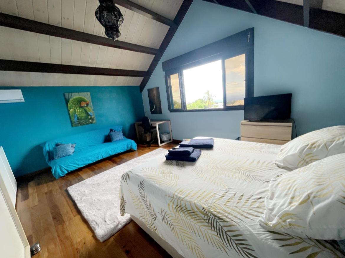 Chambre "Bleu Ocean" Villa Hermes Saint Pierre Buitenkant foto