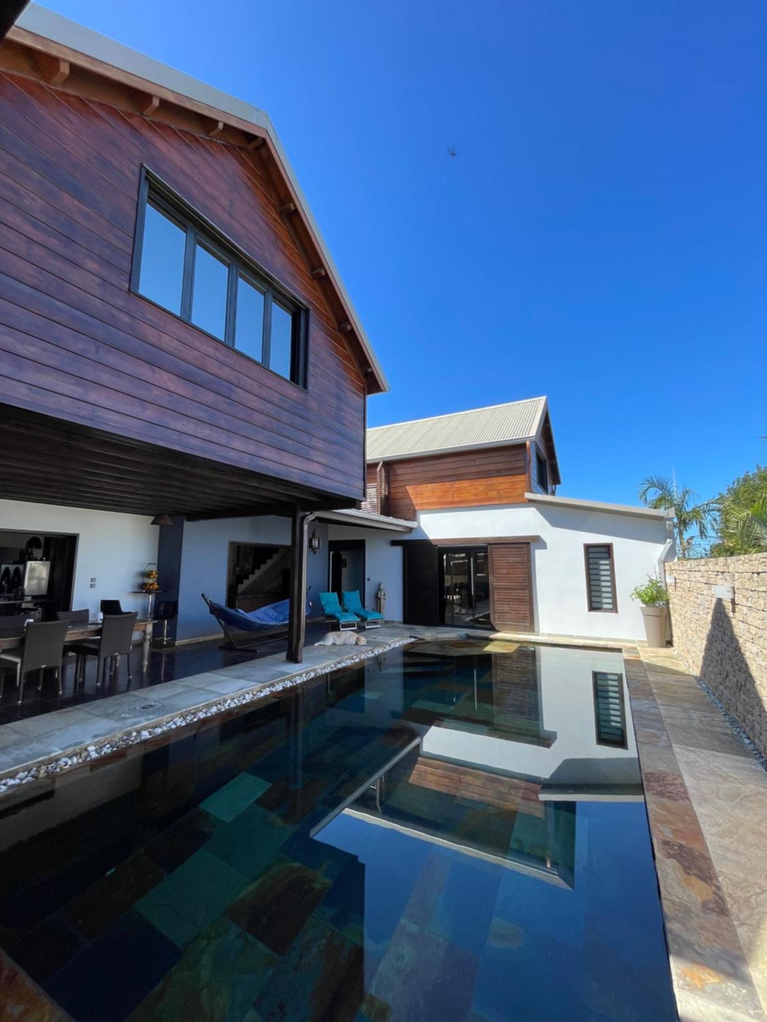 Chambre "Bleu Ocean" Villa Hermes Saint Pierre Buitenkant foto